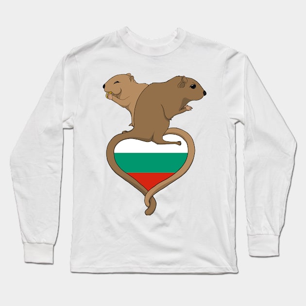 Gerbil Bulgaria (light) Long Sleeve T-Shirt by RampArt